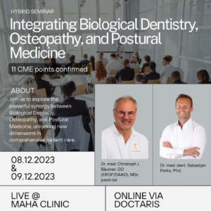 online kongress integration von biologischer zahnheilkunde, osteopathie und haltungsmedizin